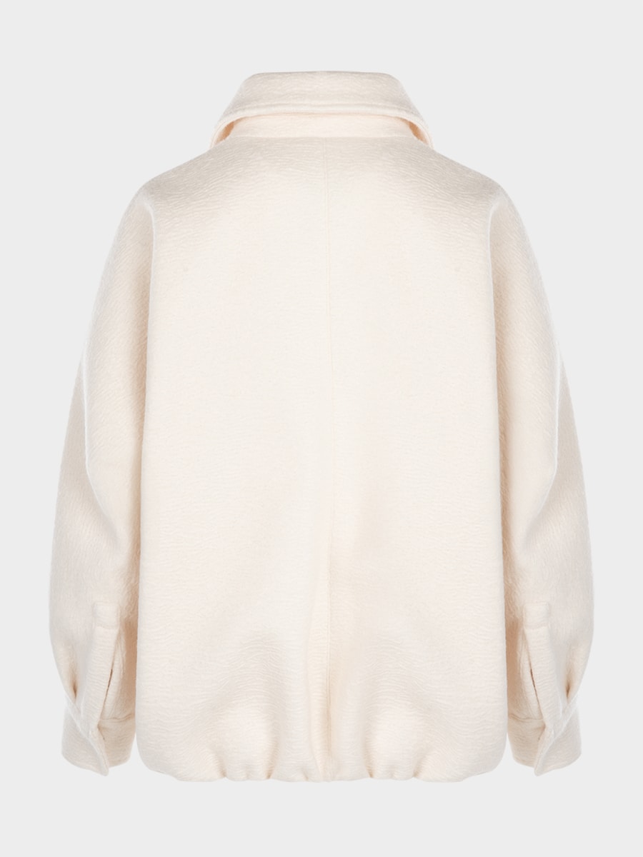 Удлиненный бомбер из пальтовой ткани 6152505105-60