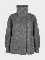 Бомбер из пальтовой ткани