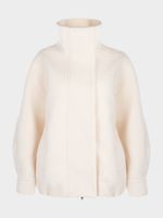 Бомбер из пальтовой ткани