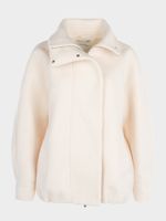 Бомбер из пальтовой ткани