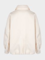 Бомбер из пальтовой ткани