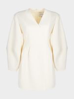 Платье с объемными рукавами