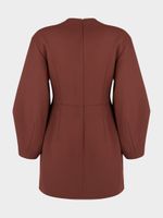 Платье с объемными рукавами