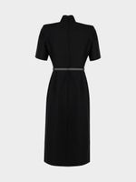 Платье миди с разрезом