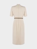 Платье миди с разрезом