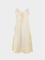 Платье-комбинация с кружевом