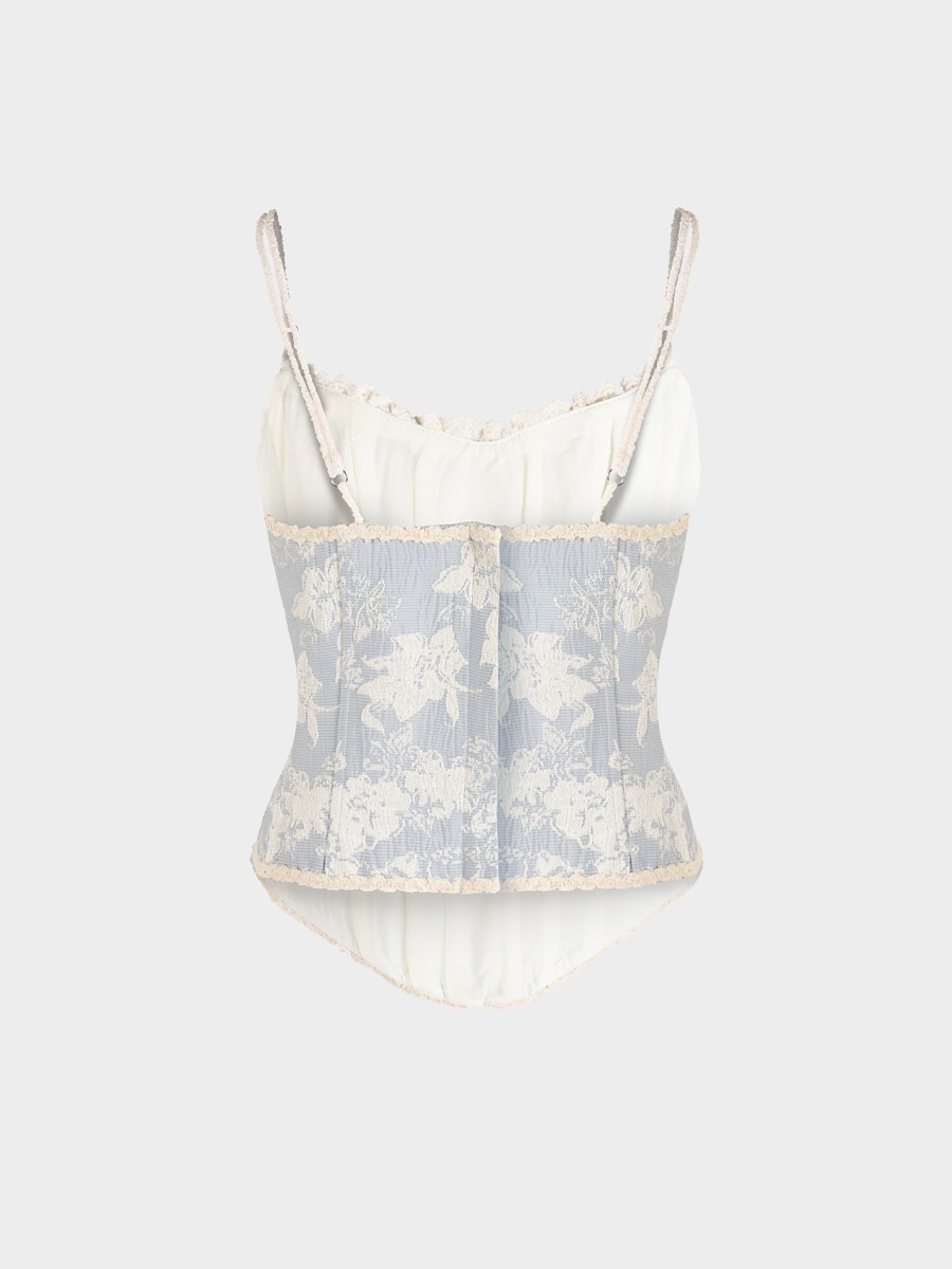 Корсет с кружевом