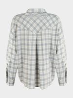 Рубашка в клетку с вискозой 