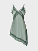 Удлиненный топ с кружевом