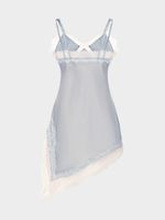 Удлиненный топ с кружевом