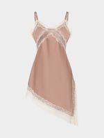 Удлиненный топ с кружевом