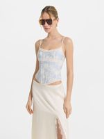 Корсет с кружевом