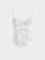 Корсет с кружевом