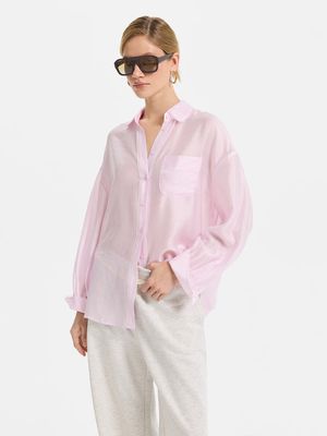 

Блузка из тенселя с кружевом