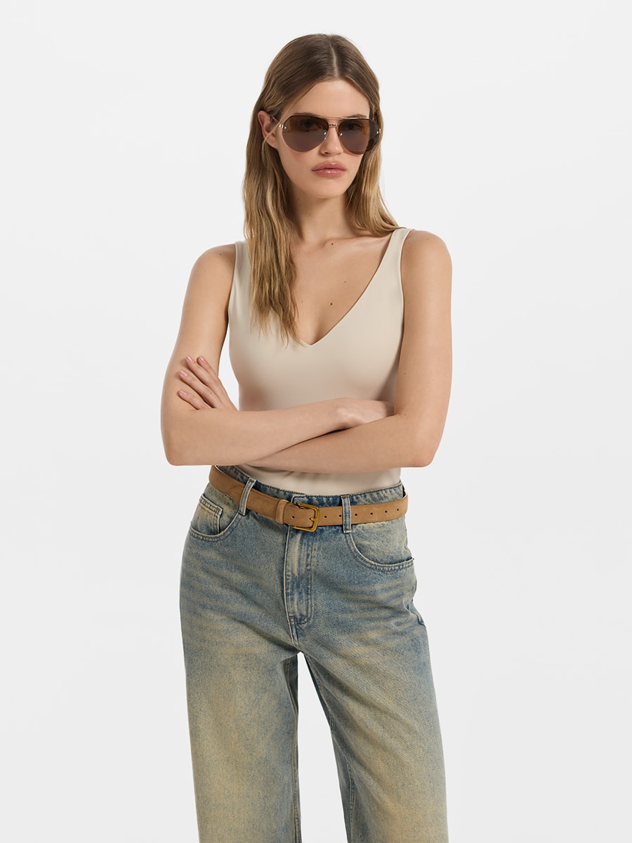 Боди на бретелях