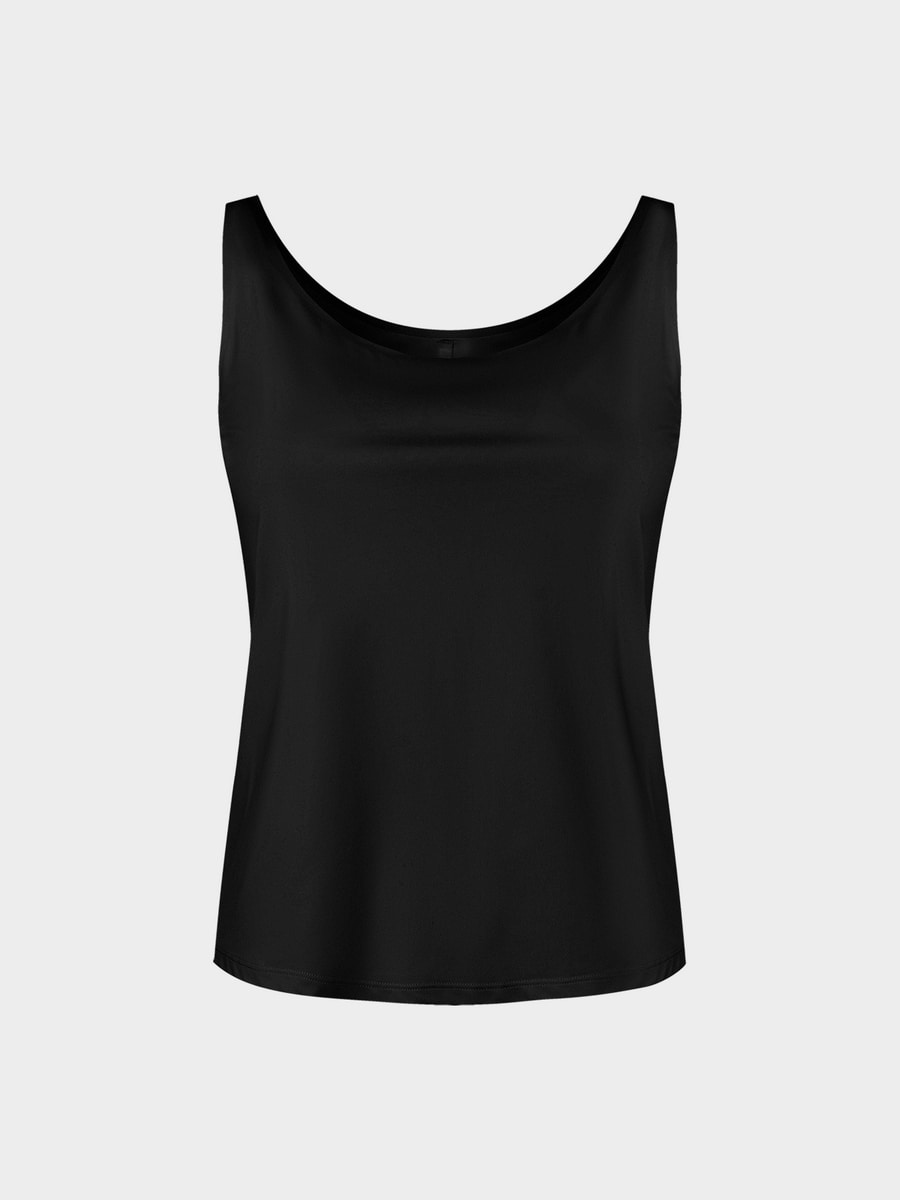 Топ с широкими бретелями