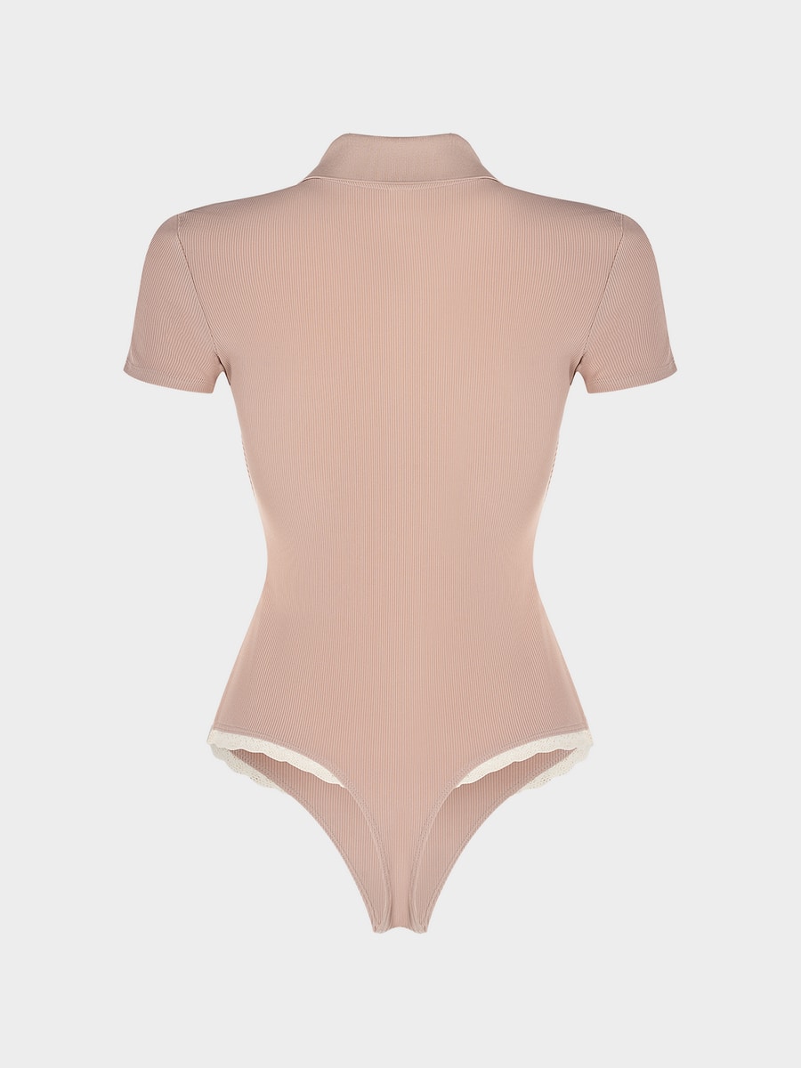 Боди с отложным воротником 6153106326-93