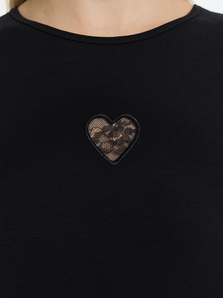 Футболка из лиоцелла и вискозы