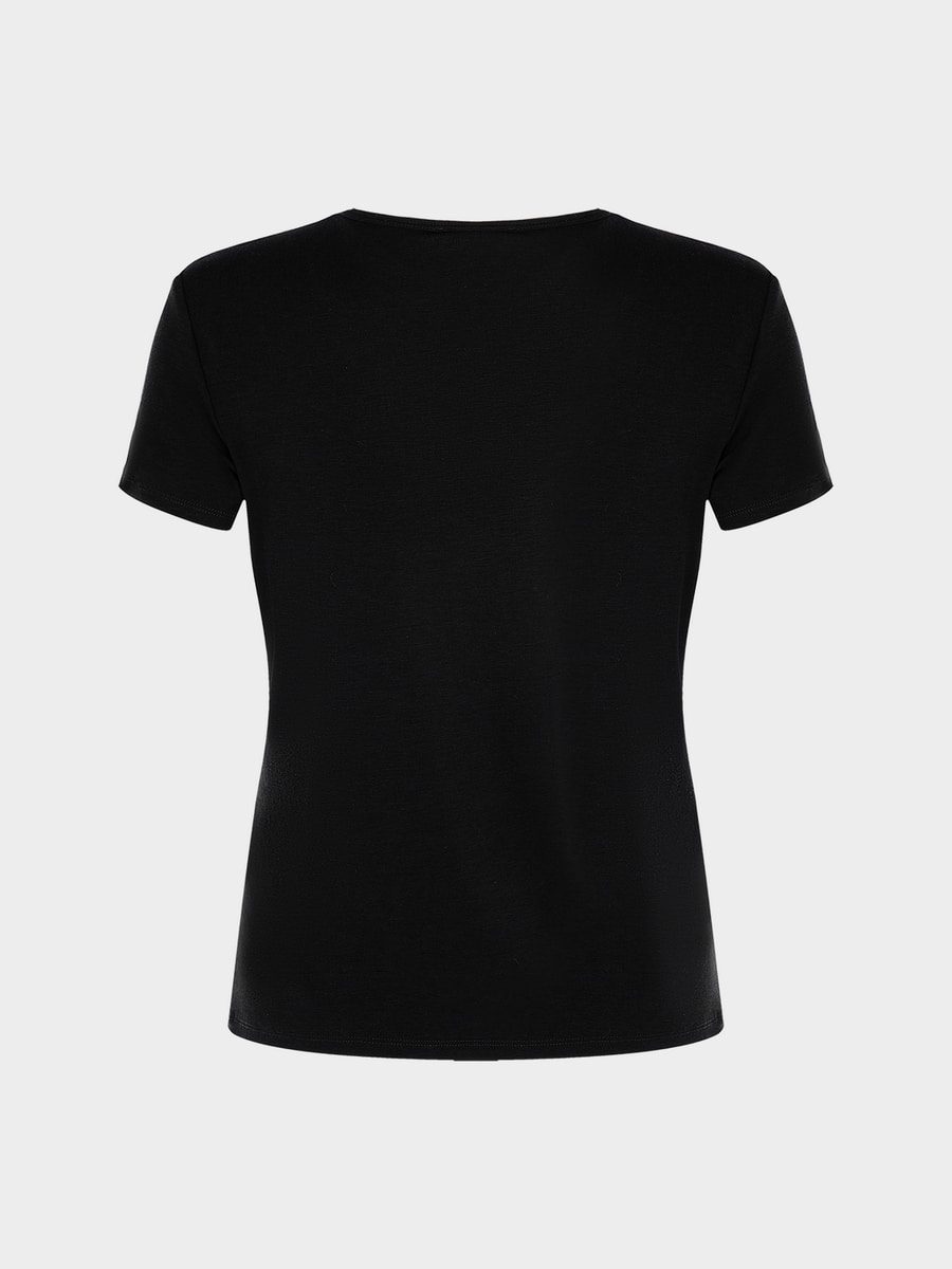 Футболка из лиоцелла и вискозы