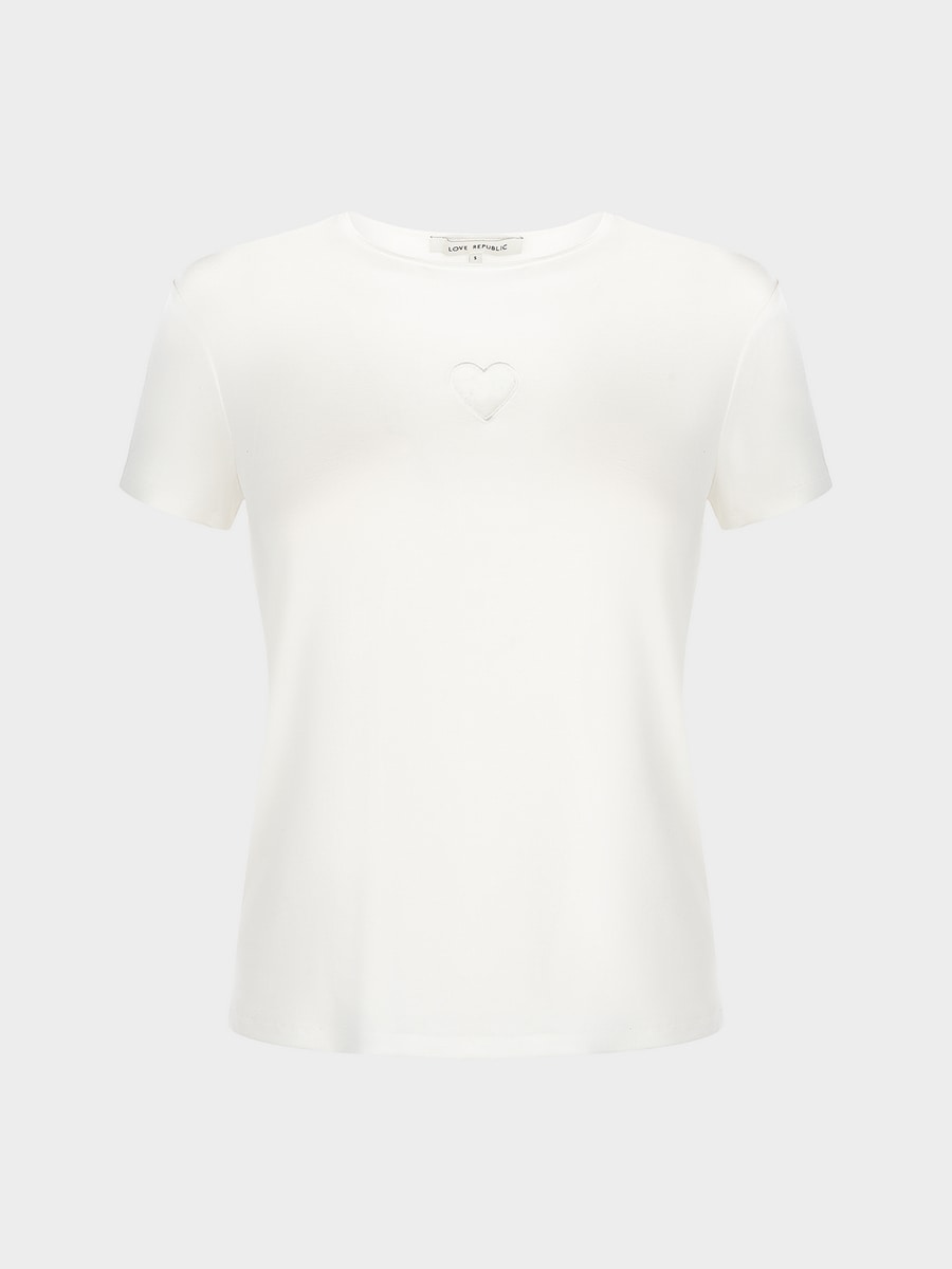 Футболка из лиоцелла и вискозы