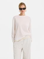 Лонгслив из хлопка с кружевом