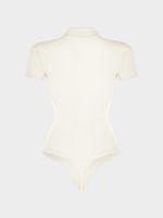 Боди с отложным воротником