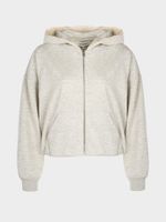 Толстовка из хлопка с кружевом