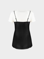 Футболка из хлопка и сатина