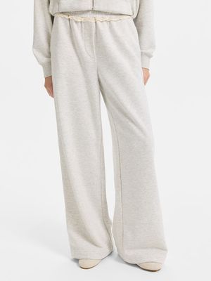 

Трикотажные брюки из хлопка с кружевом