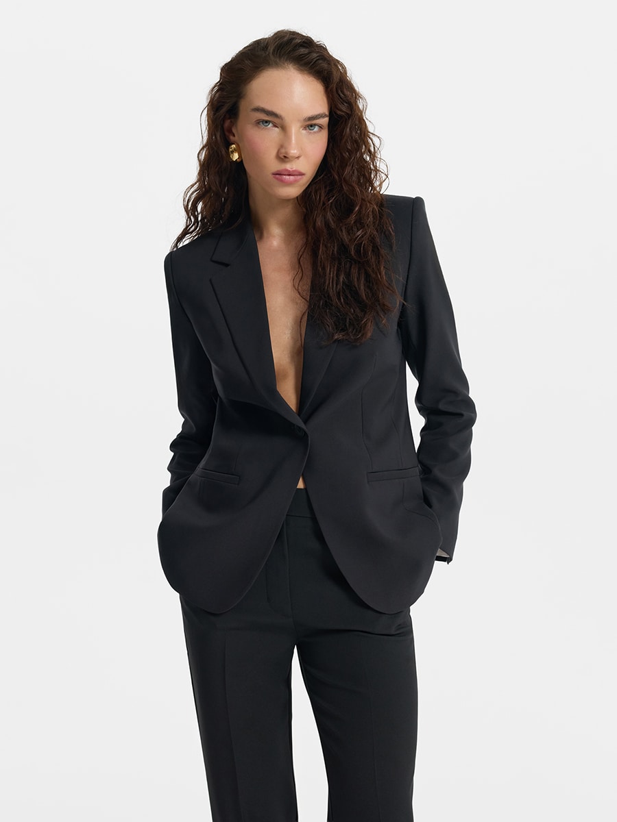 Жакет прямого кроя