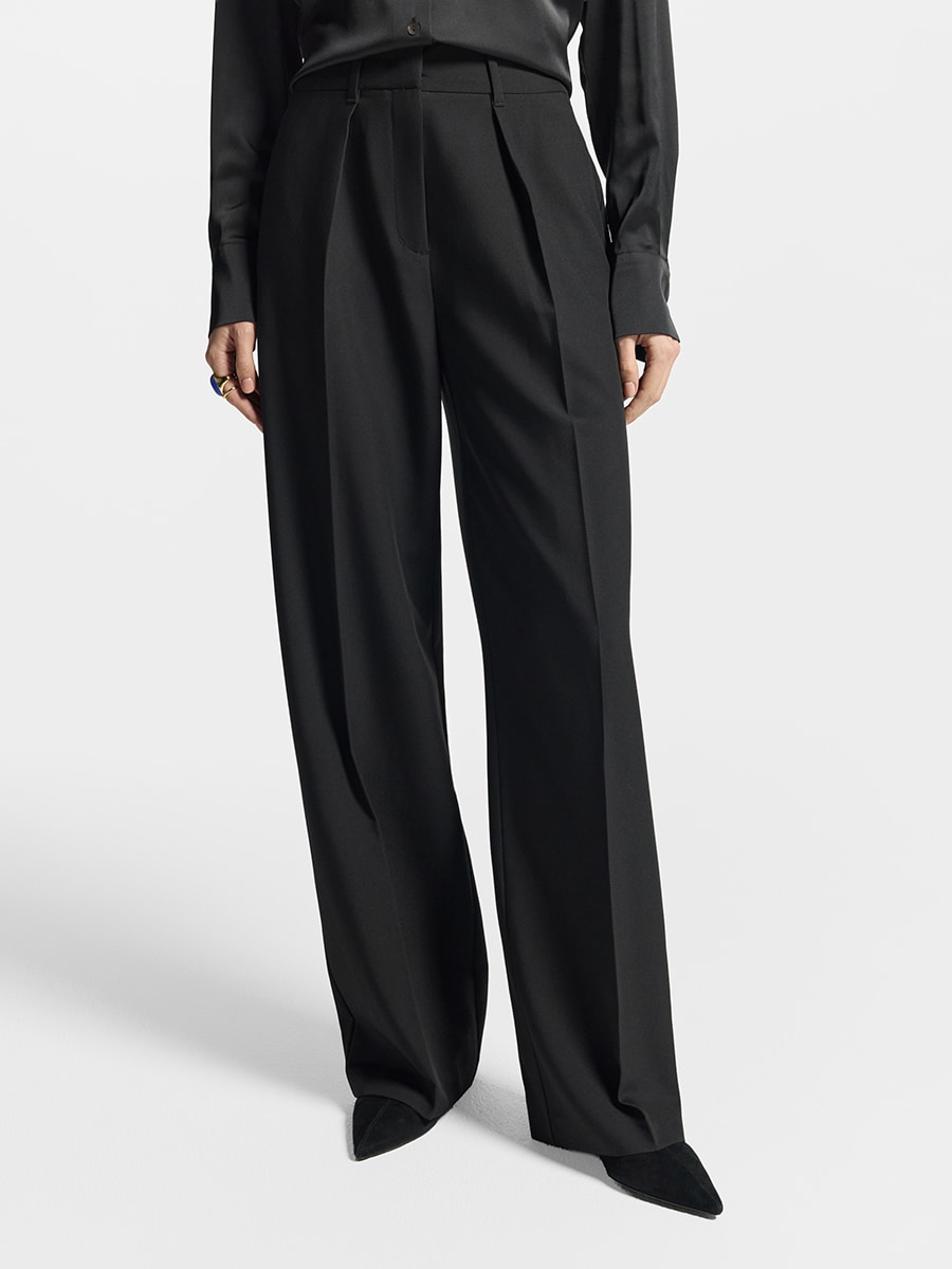 Брюки-палаццо с вискозой