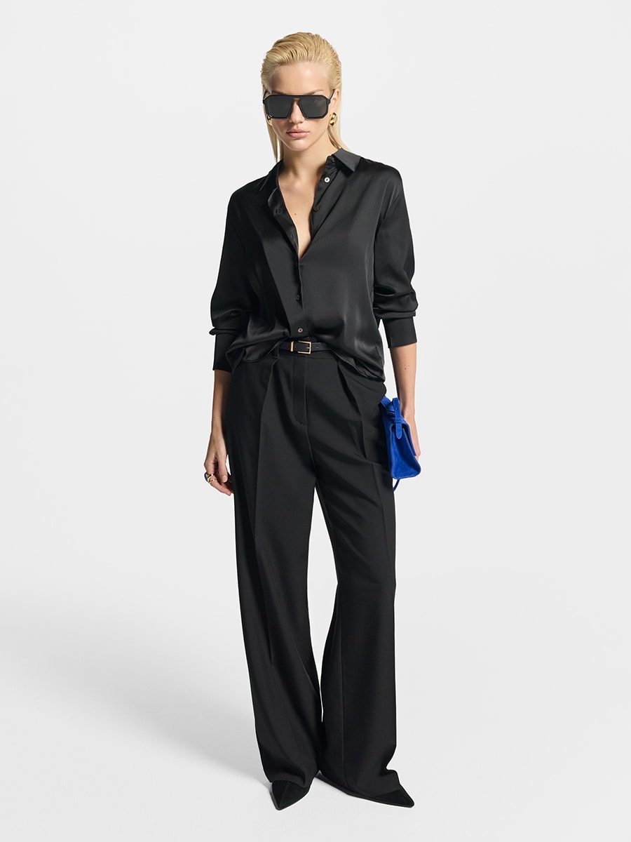 Брюки-палаццо с вискозой