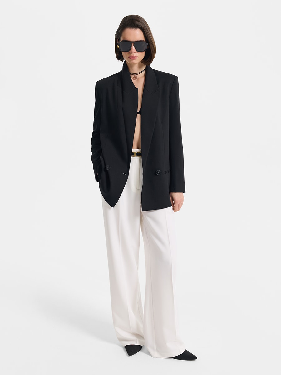 Брюки-палаццо с вискозой