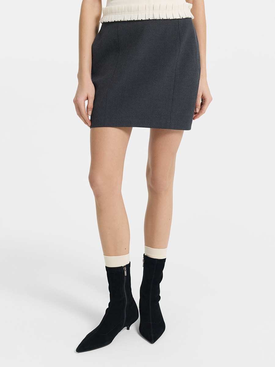 Юбка мини с вискозой