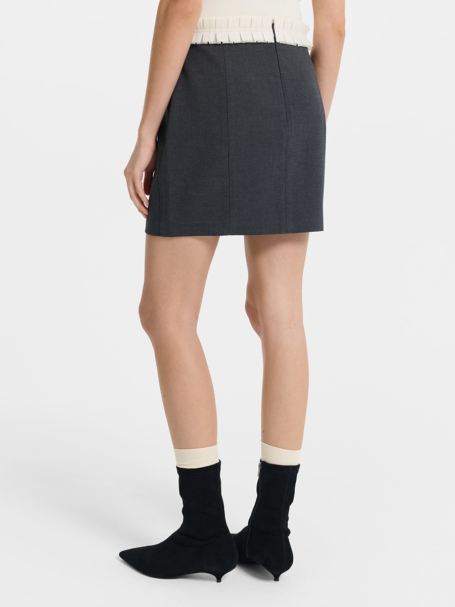 Юбка мини с вискозой