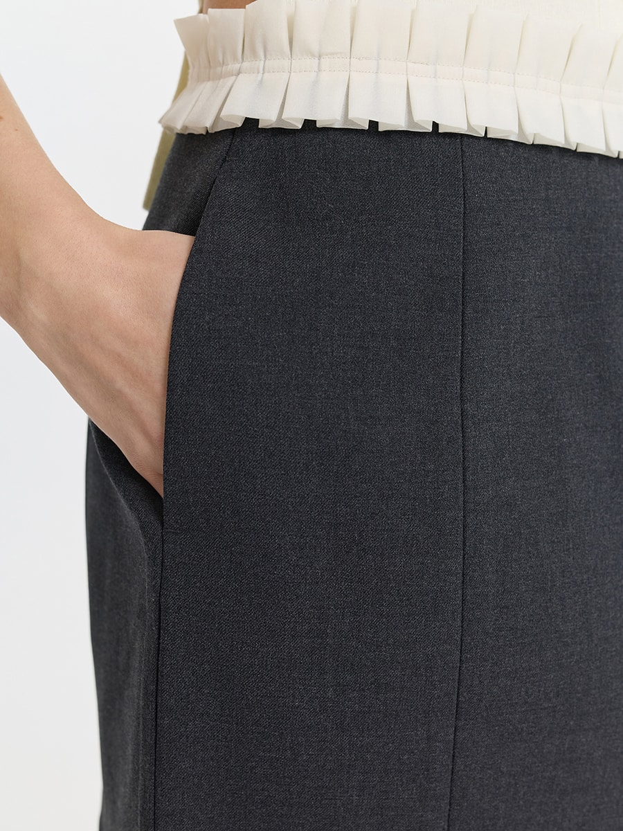 Юбка мини с вискозой