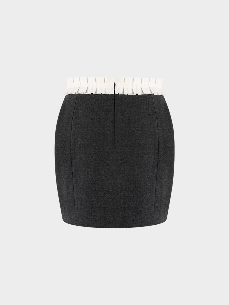 Юбка мини с вискозой