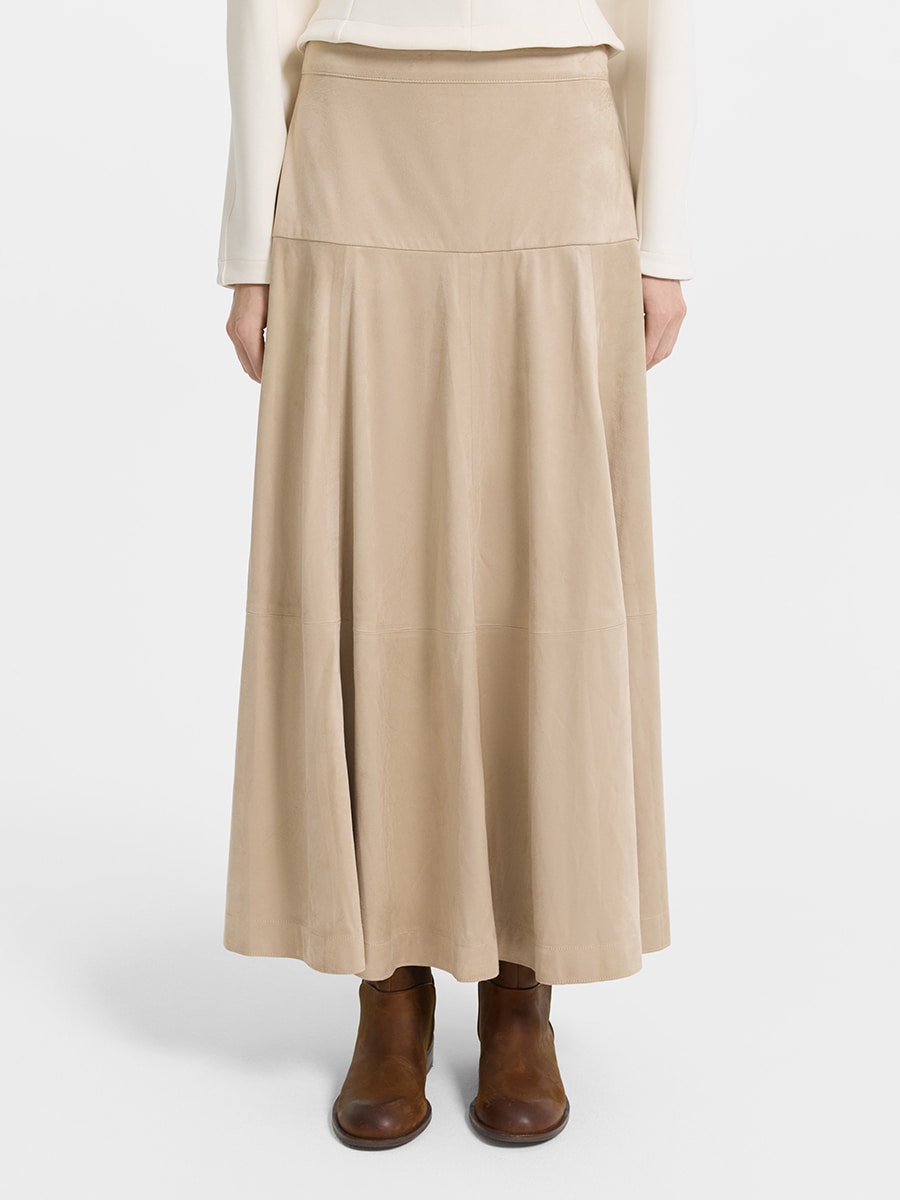 Юбка из экозамши