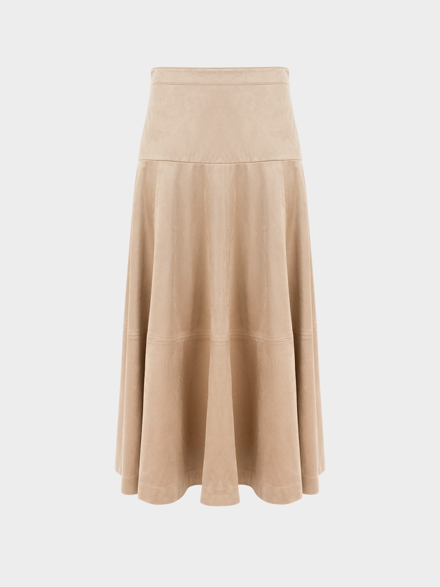 Юбка из экозамши