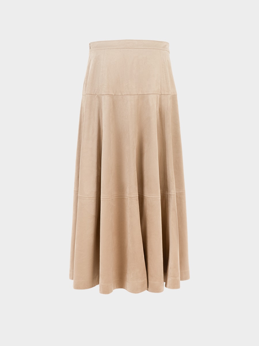 Юбка из экозамши