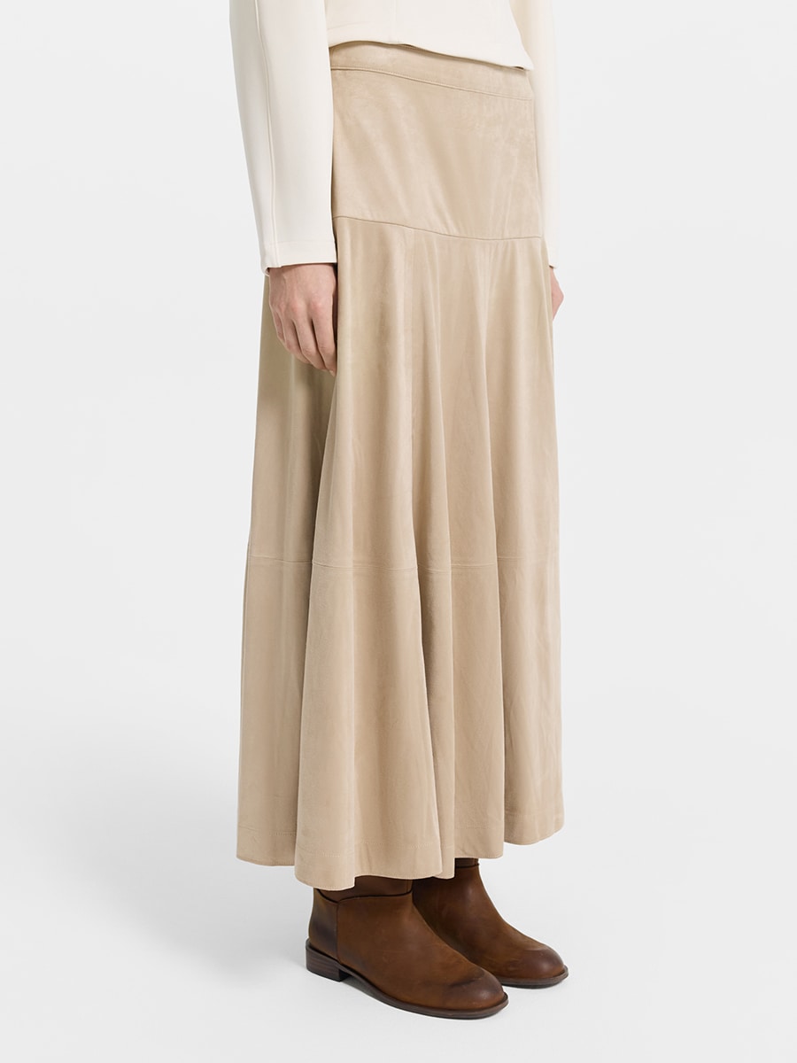 Юбка из экозамши