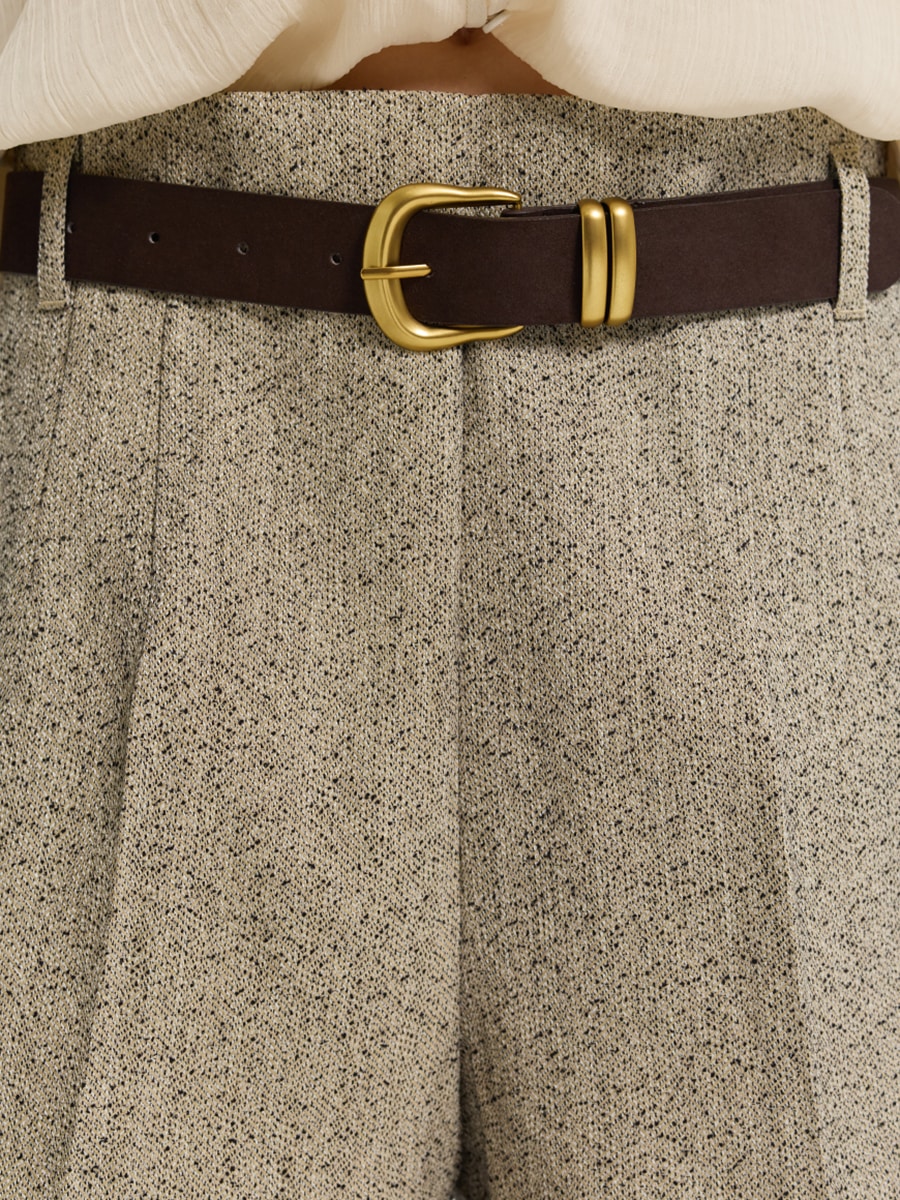 Шорты с ремнем женские