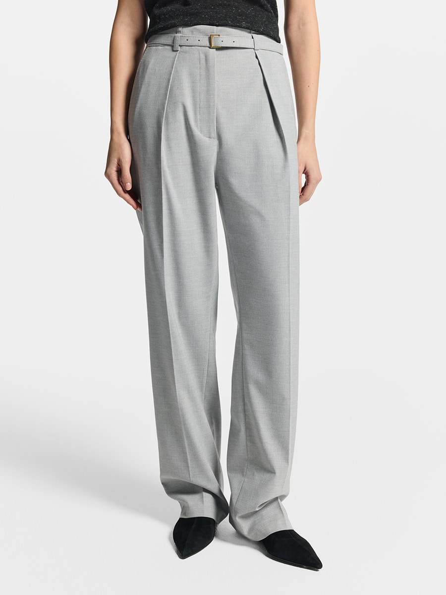 Брюки с ремнем женские