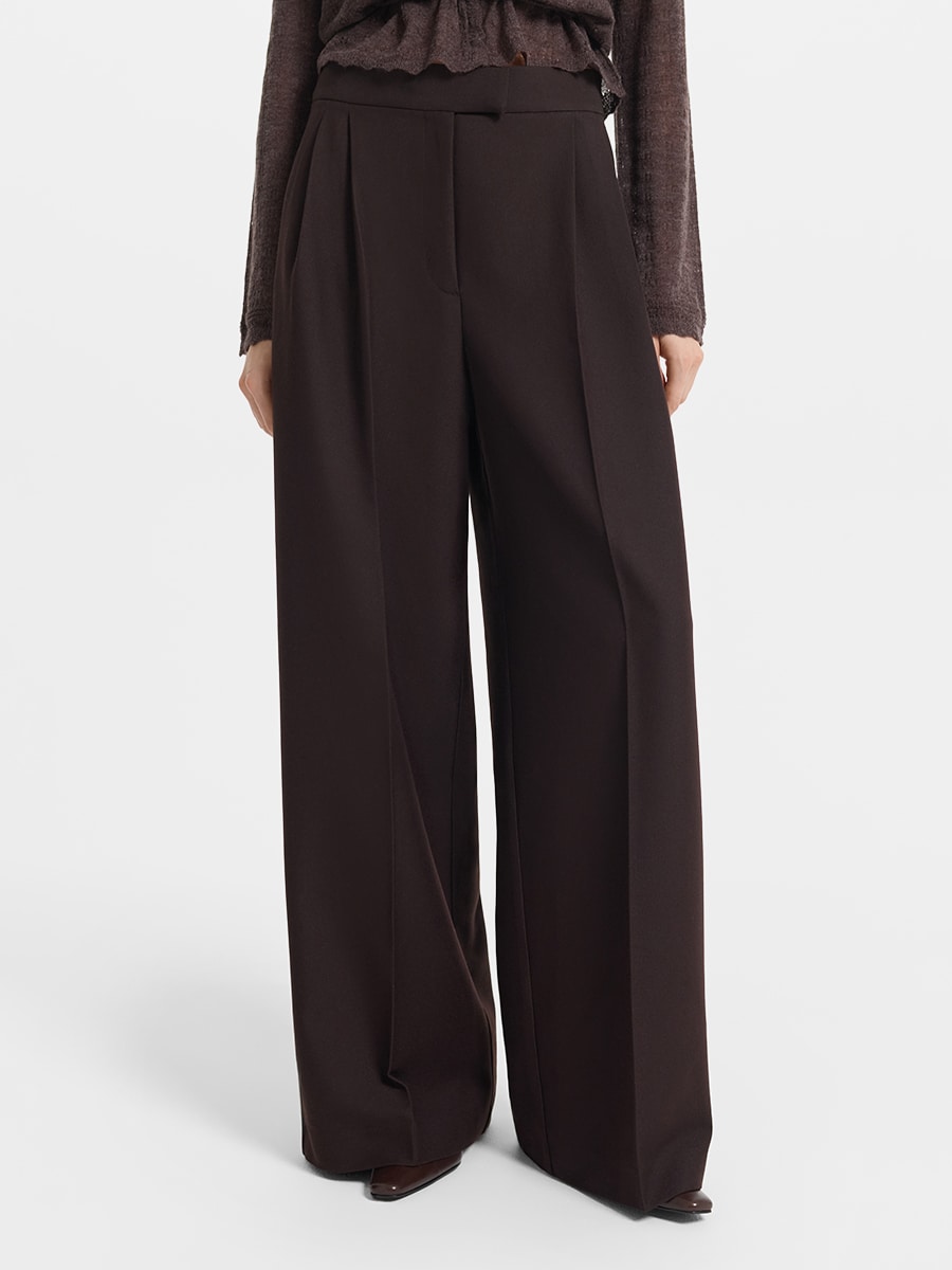 Брюки-палаццо с вискозой