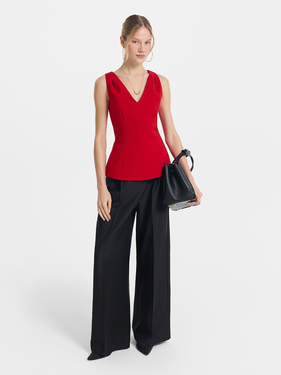 Брюки-палаццо с вискозой