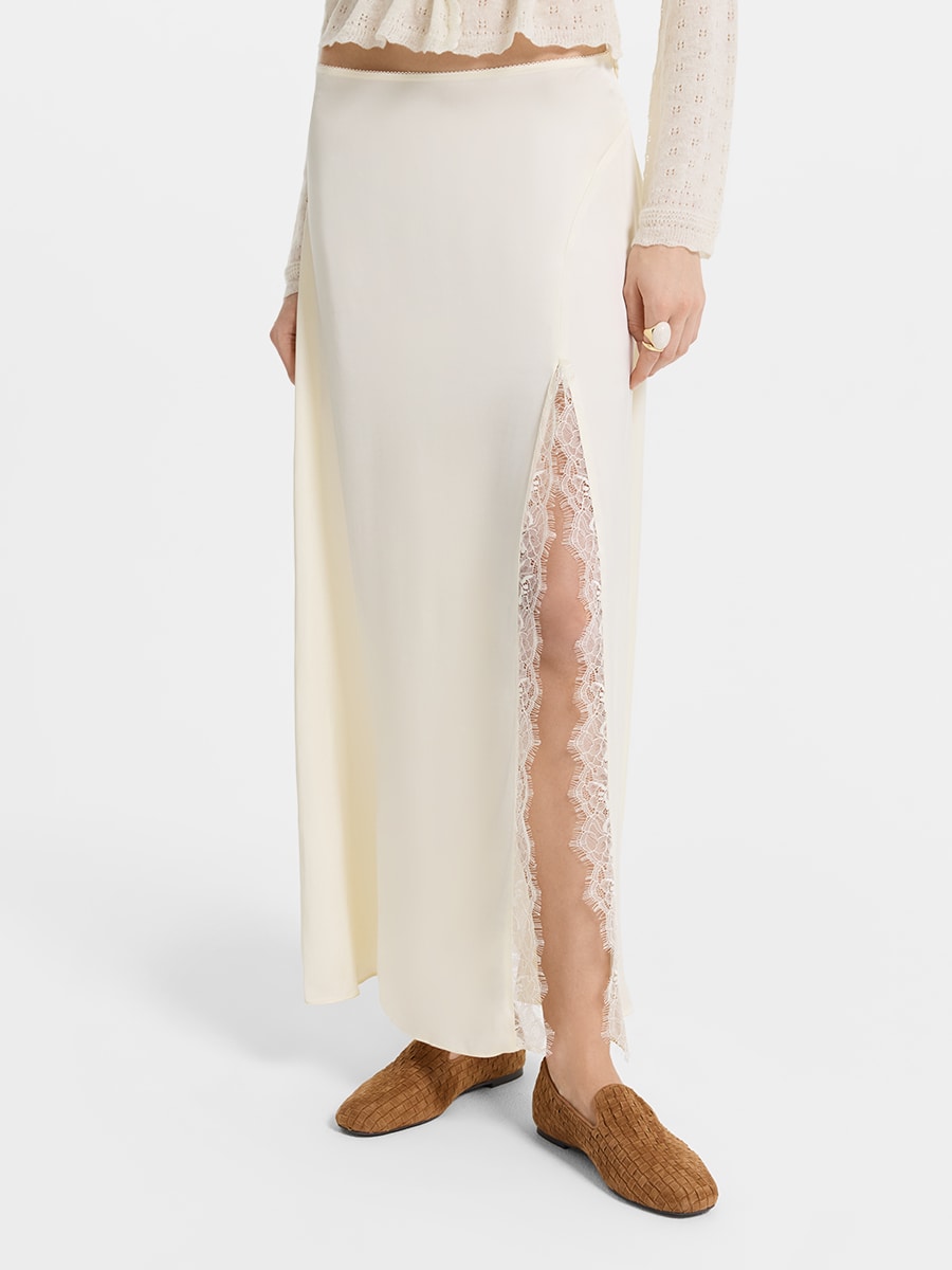 Юбка миди из 100% вискозы