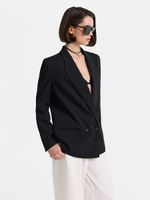 Двубортный жакет с вискозой