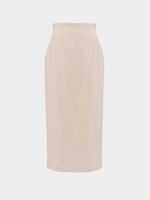 Юбка с шерстью и вискозой