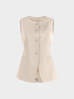 Жилет с шерстью и вискозой