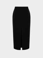 Юбка миди с разрезом